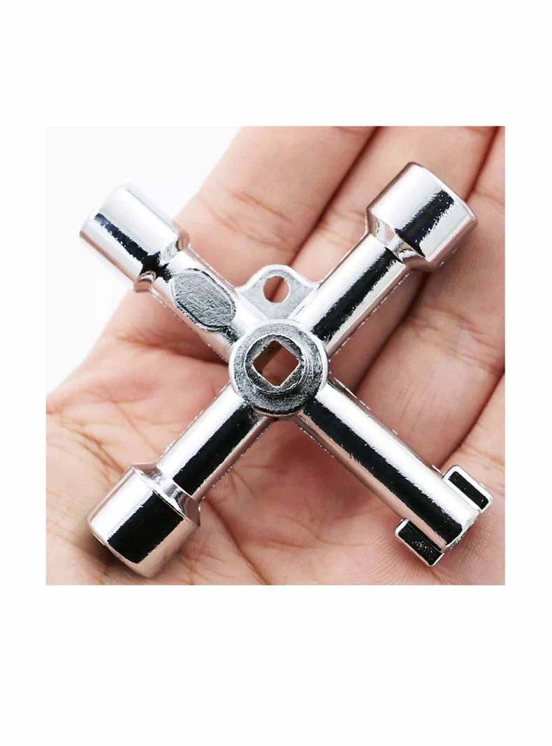 Llave 4 Vías / Cabezas Para Gabinetes Eléctricos Ascensores-4