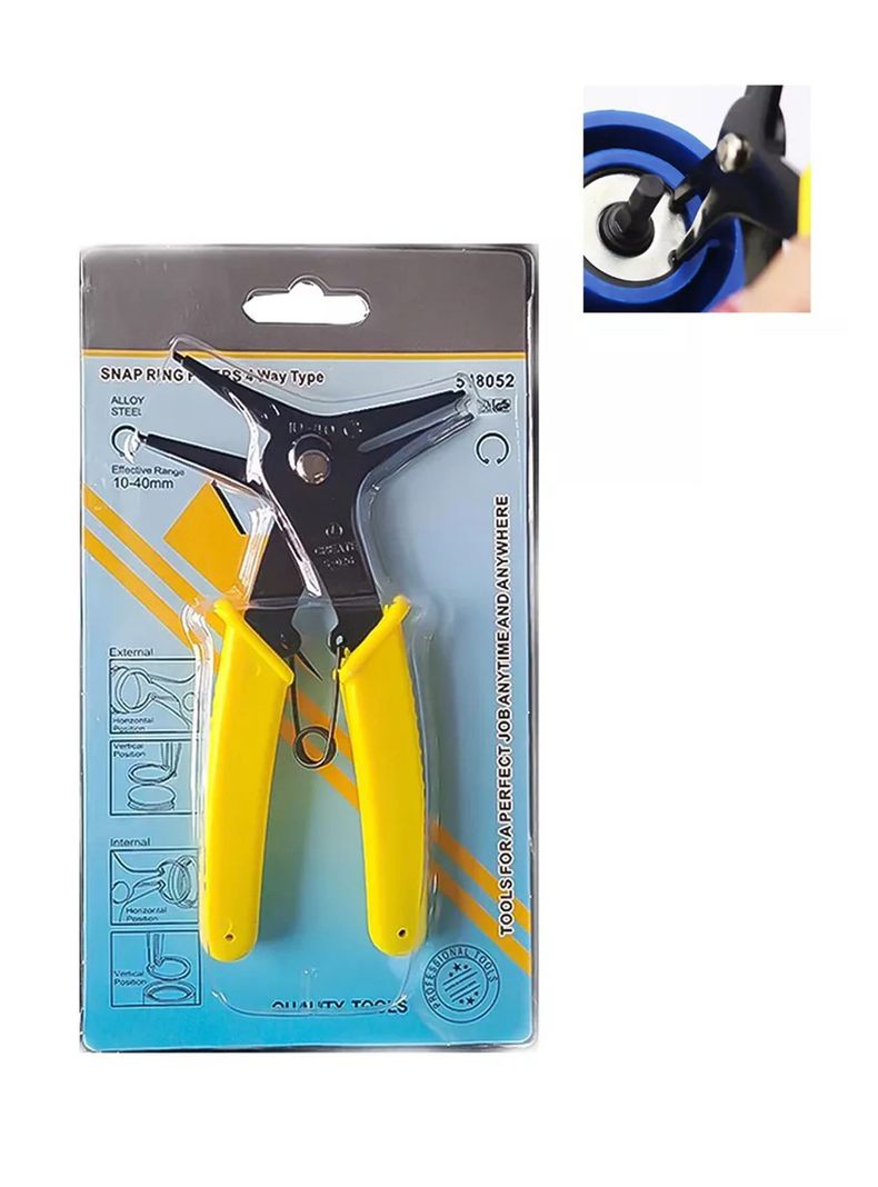 Alicate Pinza Anillos De Retención Interno Externo Multiuso