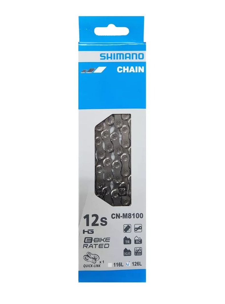 Cadena Bicicleta Shimano Deore Xt Cn-m8100 126 Links 12v-0
