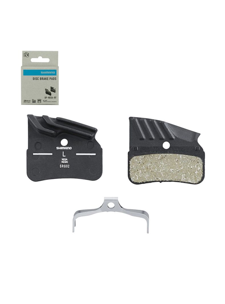 Pastillas Freno Shimano N03a-rf Resina Aletas Bicicleta Mtb-0