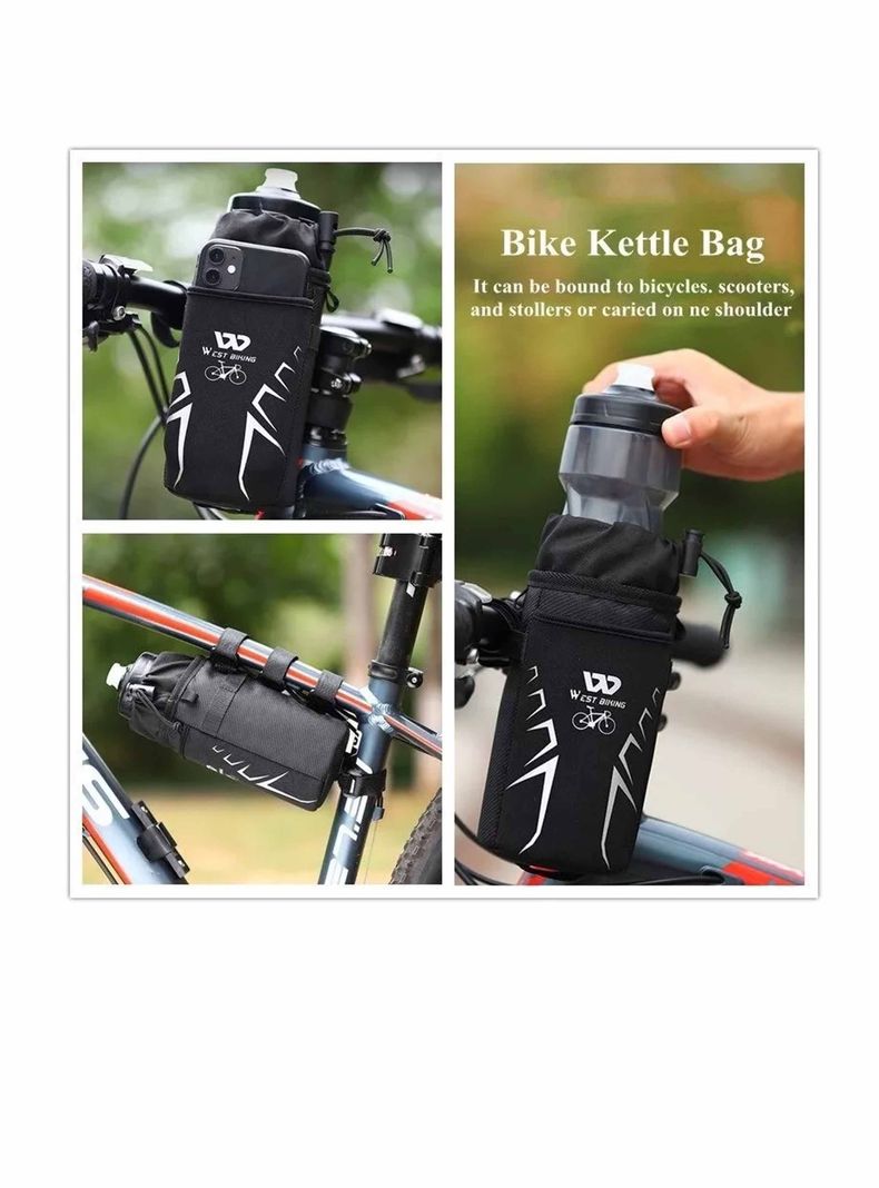 Bolsa Aislante Porta Botellas, Bicicleta Scooter Trekking-5