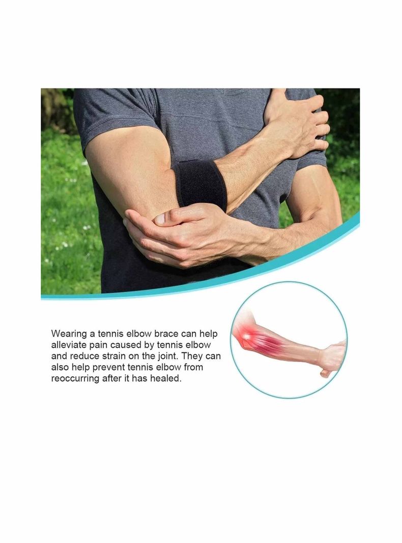 Soporte Codo Epicondilitis Tendinitis Deportivo Dolor Codera-6
