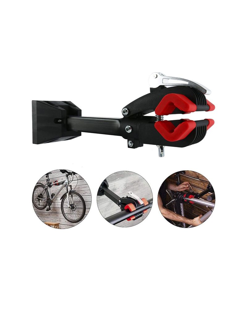 Soporte Muro Para Bicicletas 20kg Pinza Brazo Reparación-0