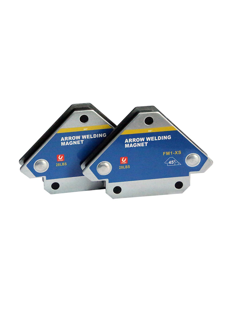 Set 2 Escuadras Magnéticas Soldar Ángulos 45° 90° 135° 28lbs-5
