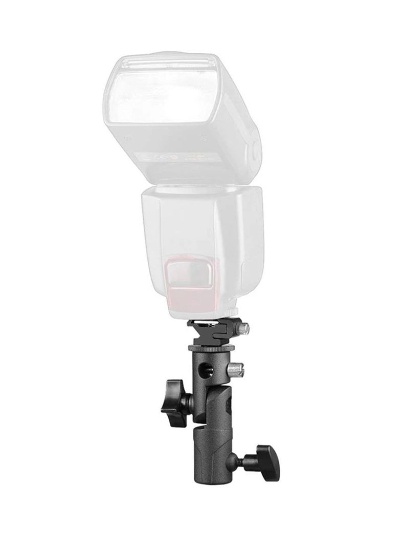 Swivel Soporte De Zapata Para Flash Y Paraguas Metal-2