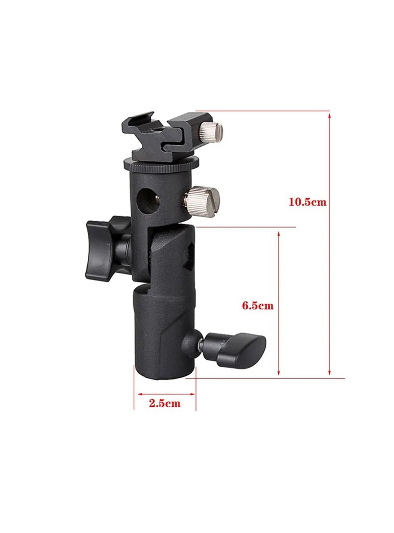 Swivel Soporte De Zapata Para Flash Y Paraguas Metal-7