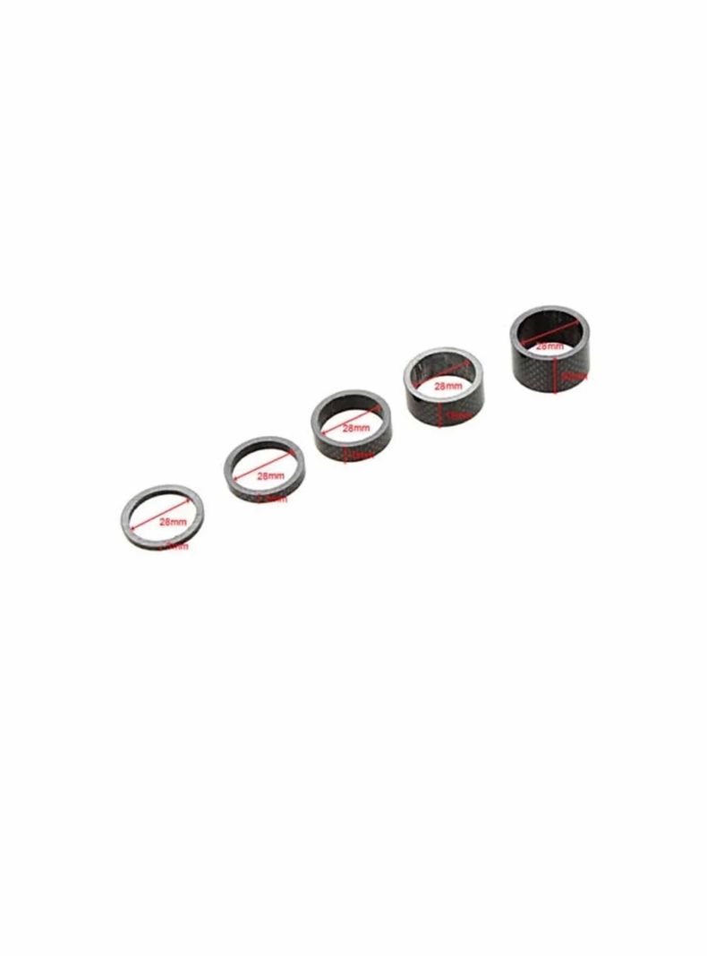 Set Espaciadores De Carbono 7gr Para Dirección Bicicleta-1