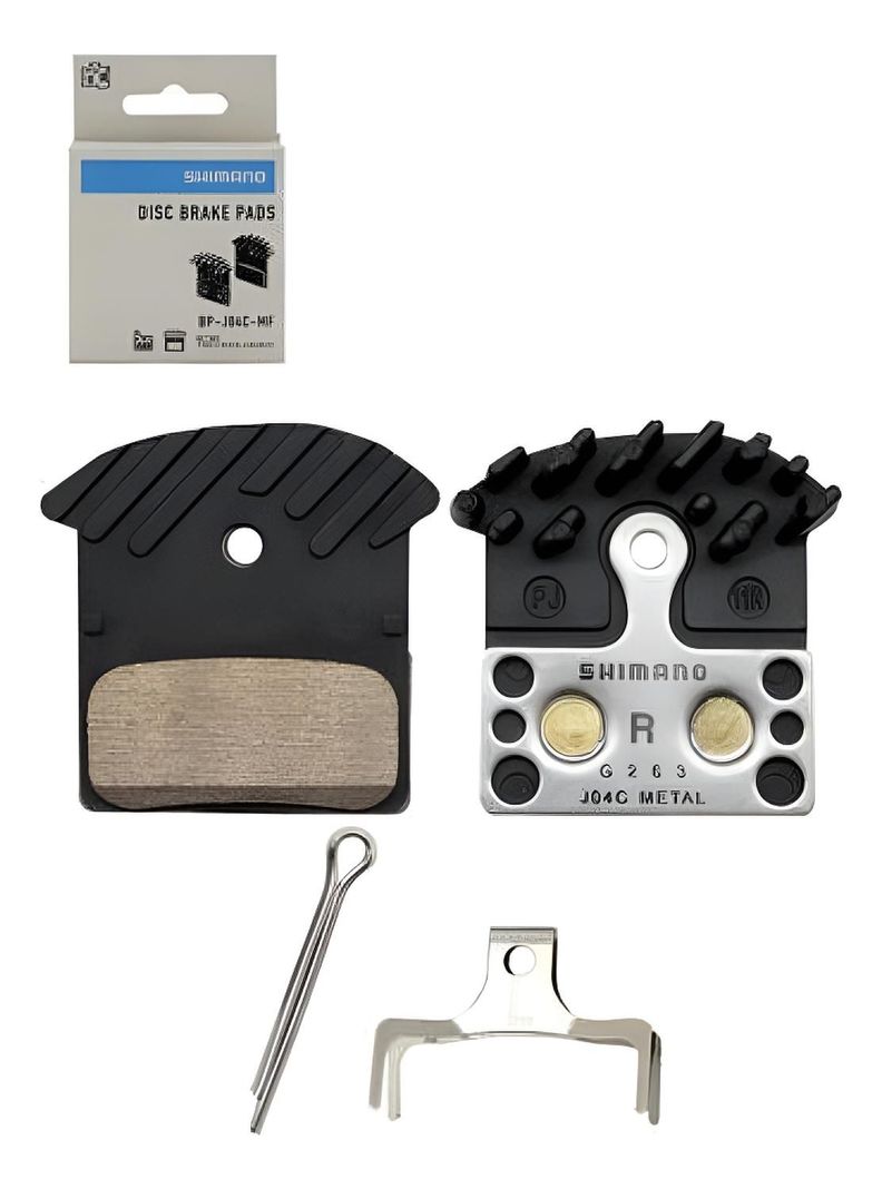 Pastilla Freno De Disco Shimano J04c Metal Ice-tech Plateado