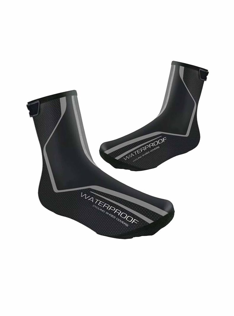 Cubrezapato Térmico Impermeable A Prueba De Viento Bicicleta-0