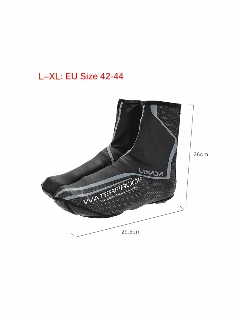 Cubrezapato Térmico Impermeable A Prueba De Viento Bicicleta-5