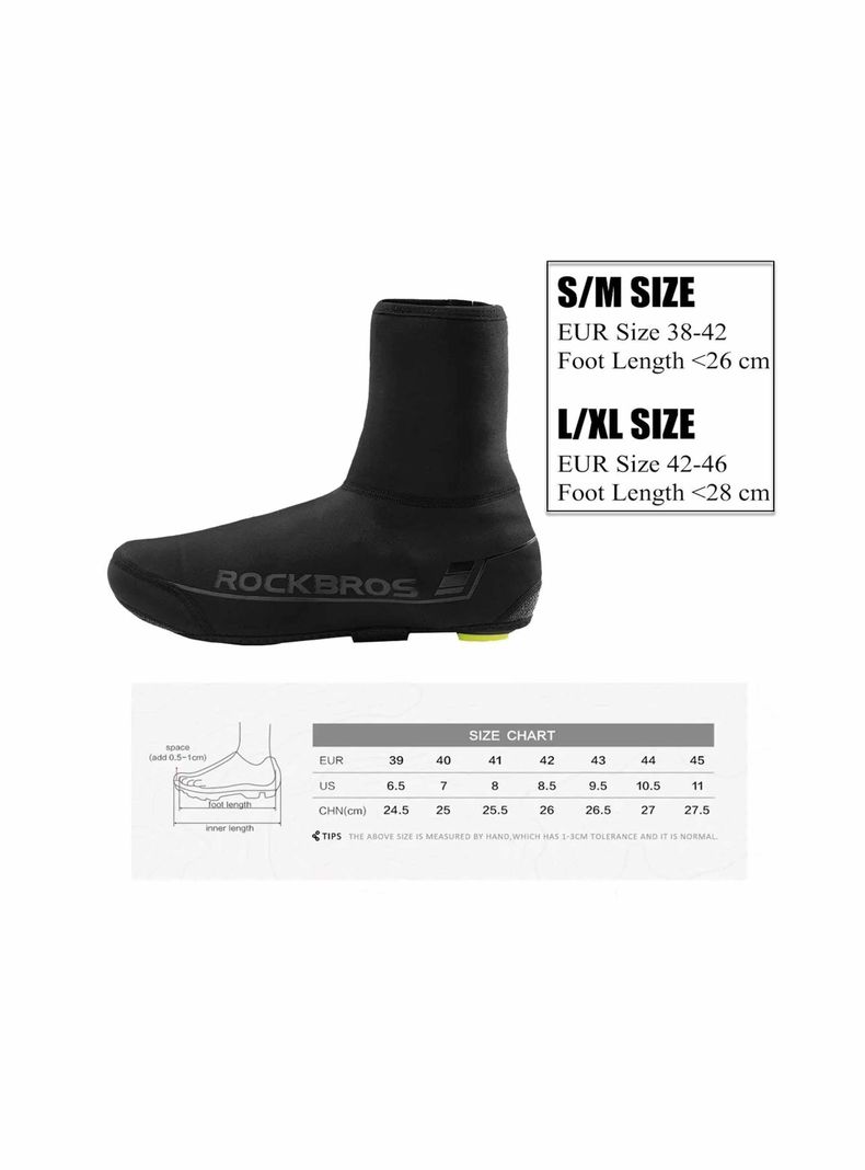 Cubrezapato Rockbros Térmico Impermeable Windproof Bicicleta-6