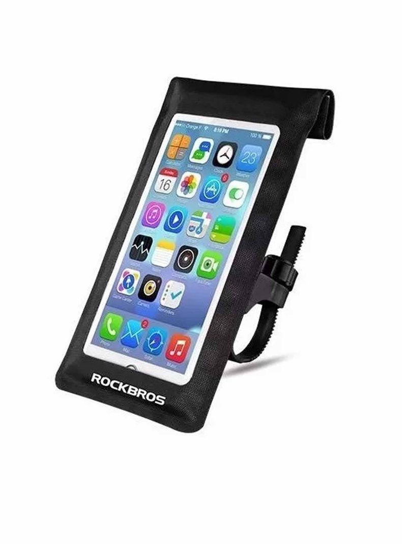 Soporte Funda Impermeable De Celular Para Bicicleta Rockbros-0