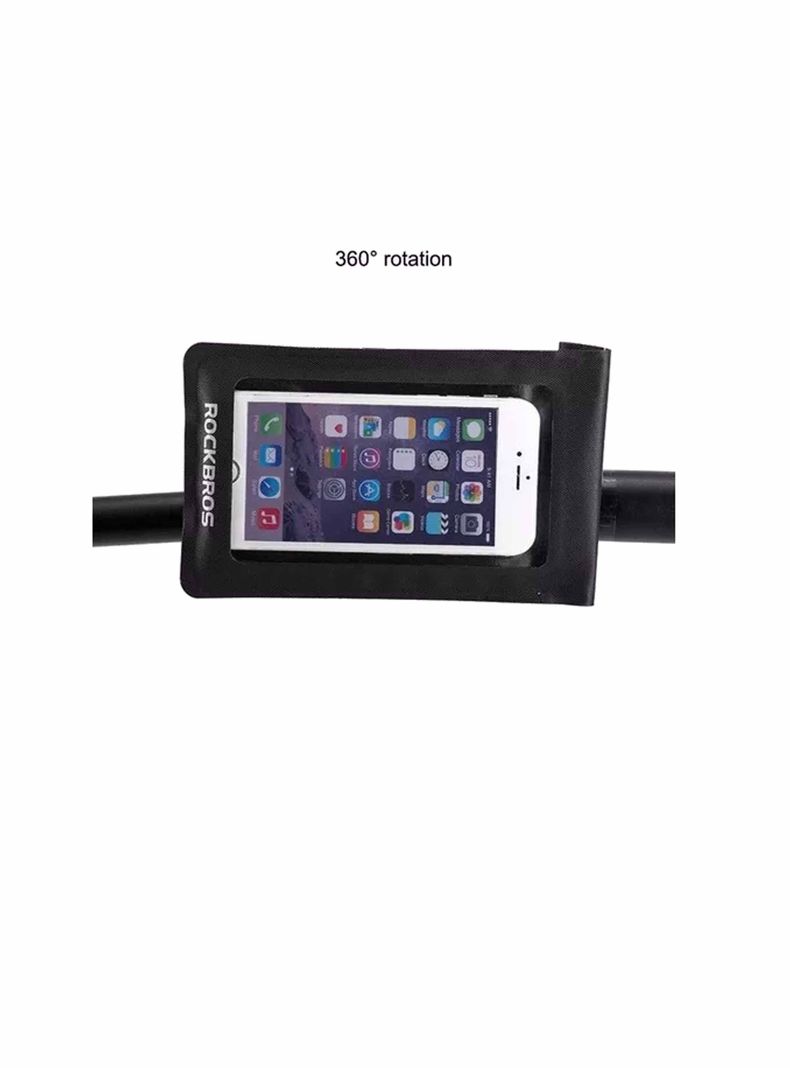 Soporte Funda Impermeable De Celular Para Bicicleta Rockbros-2