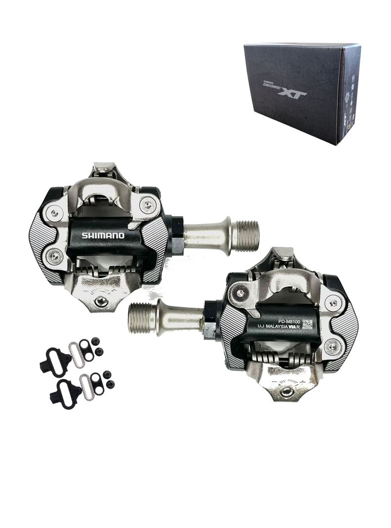 Pedales Shimano Deore Xt Pd-m8100 Spd Xc Mtb Con Calas Sh51-0