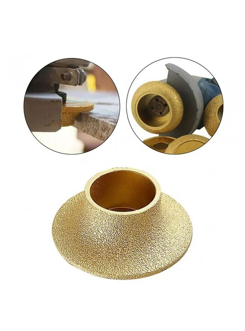 Disco Diamantado Borde Semi Circular Esmeril Granito Marmol-0