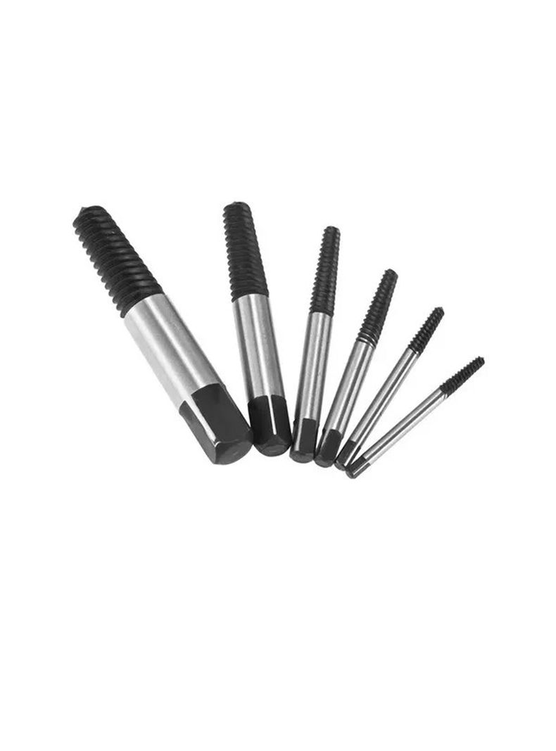 Set 6 Piezas Extractor De Tornillos Pernos Dañados Rotos-0