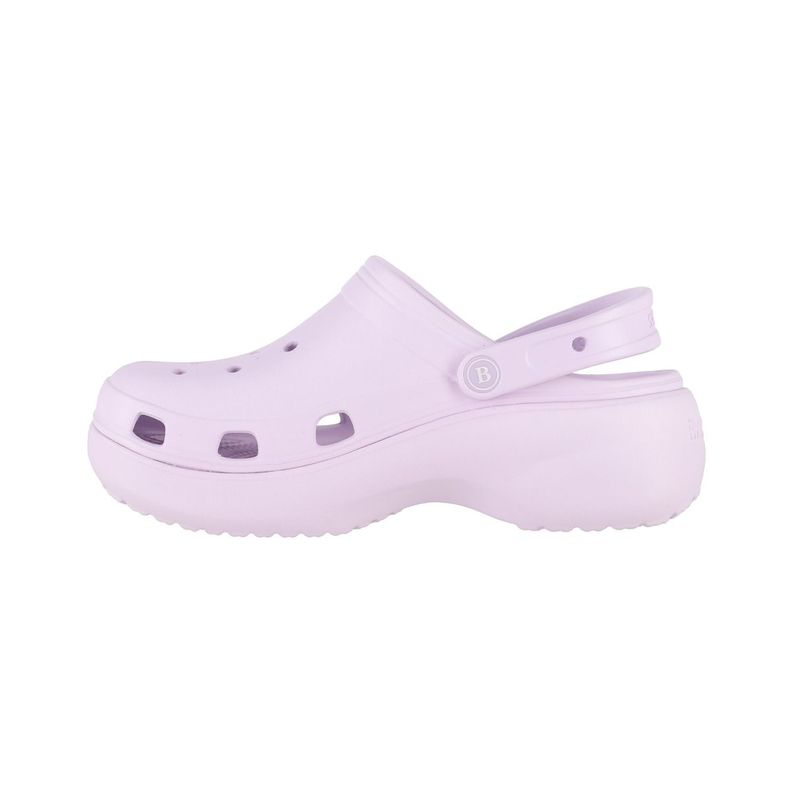 Zuecos Plataforma Mujer Bamers Air Morado-1
