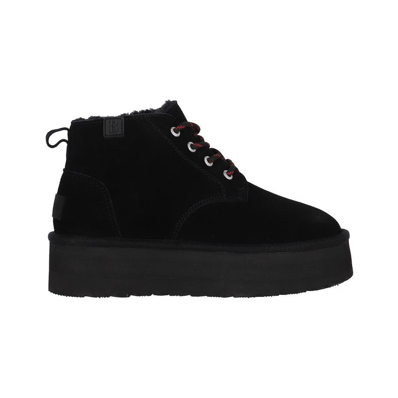 Bota Mujer  Bamers Lara Cuero Negro-0