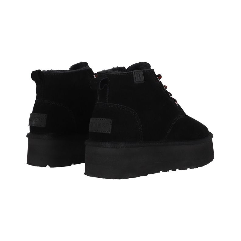 Bota Mujer  Bamers Lara Cuero Negro-5