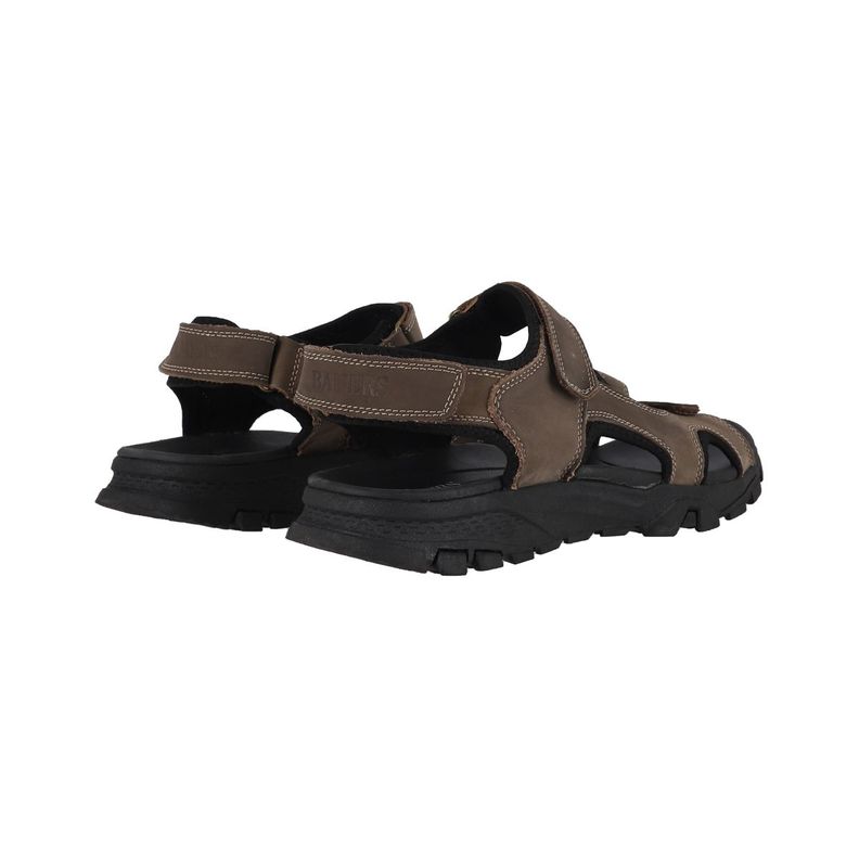 Sandalias Hombre Bamers Raft Café-5