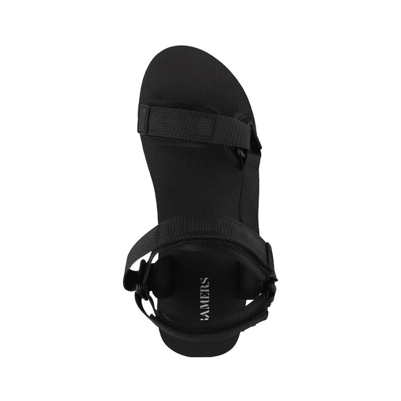 Sandalias Plataforma Mujer Negro Bamers Dessert-2