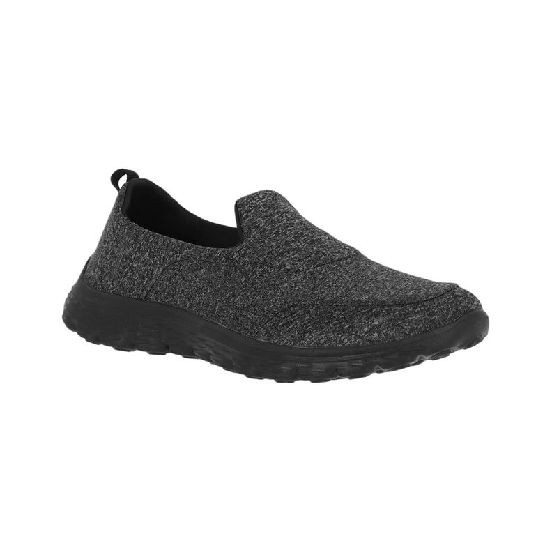Slip On Mujer Melange Bamers Mirlo Negro-1