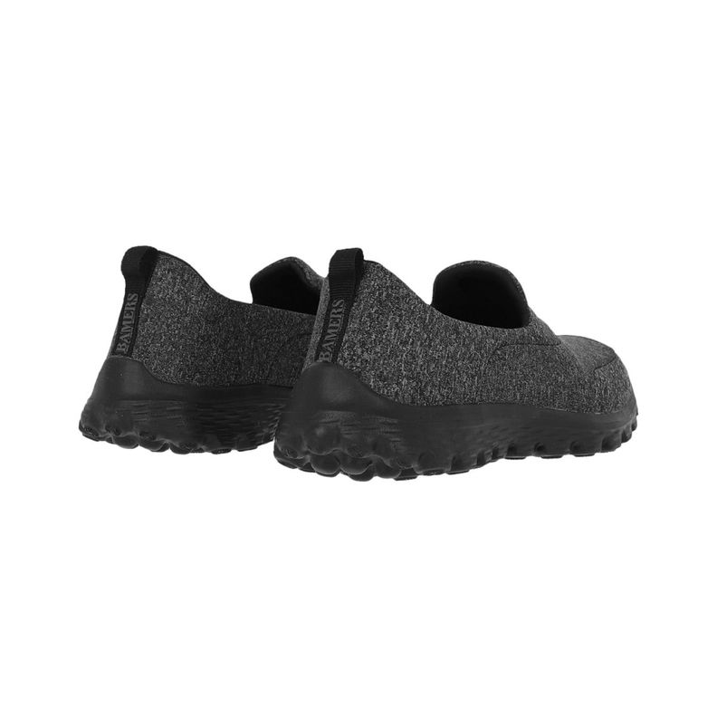 Slip On Mujer Melange Bamers Mirlo Negro-3