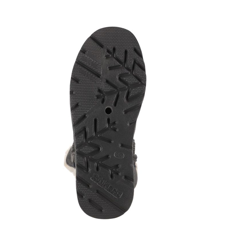 Botas Mujer Bamers Blast Button Cuero Gris Oscuro-3