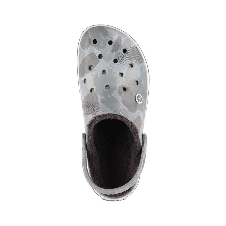 Zuecos Hombre Bamers Refugio Gris Print-2