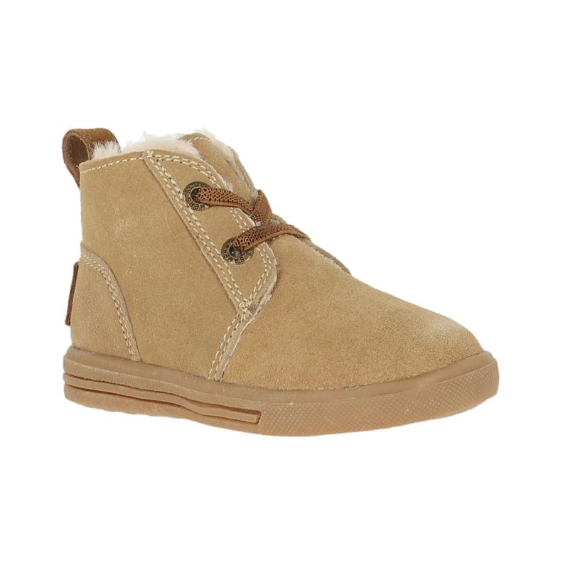 Bota Bamers Camper Cuero Niños Beige Oscuro-1