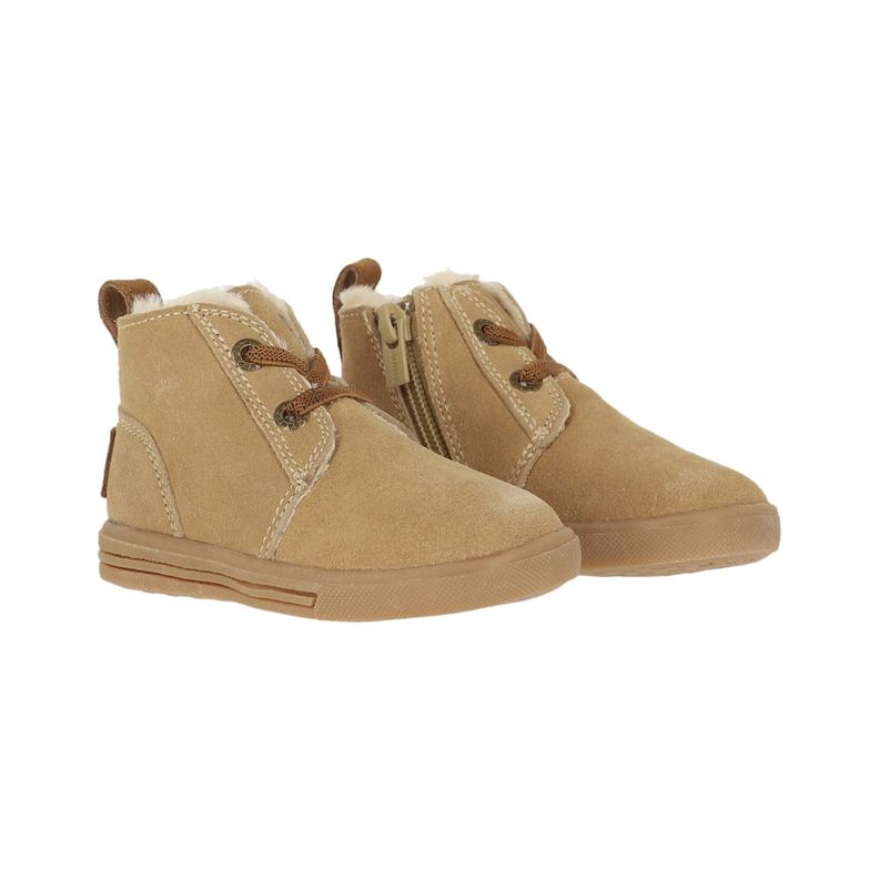 Bota Bamers Camper Cuero Niños Beige Oscuro-2