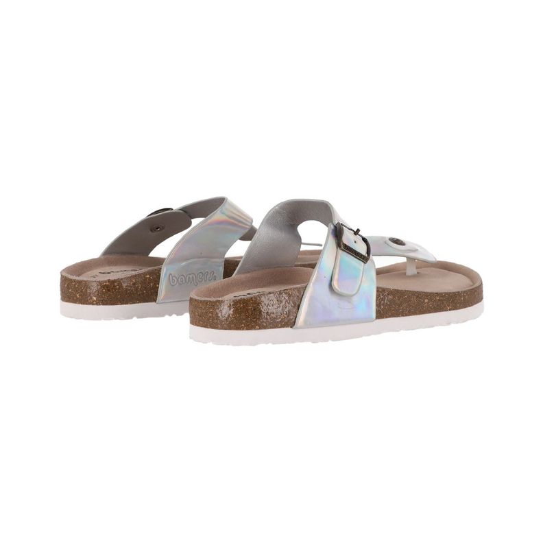 Sandalias Mujer Blanco Brillante Bamers Kend Capri-5