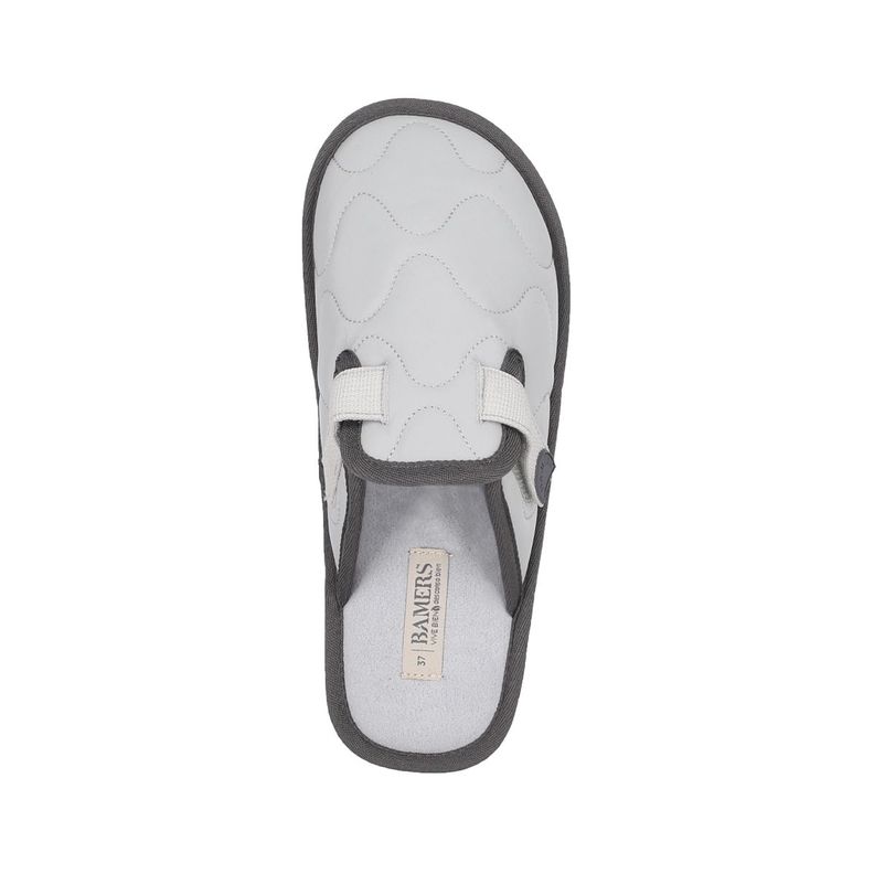 Pantufla Bamers Sol Mujer Gris-2