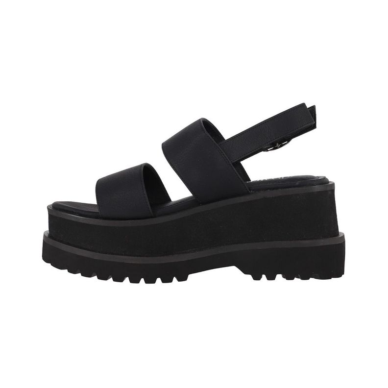 Sandalias Plataforma Mujer Bamers Monaco Negro-1