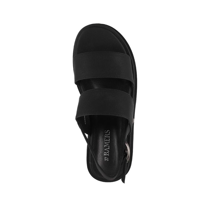 Sandalias Plataforma Mujer Bamers Monaco Negro-2