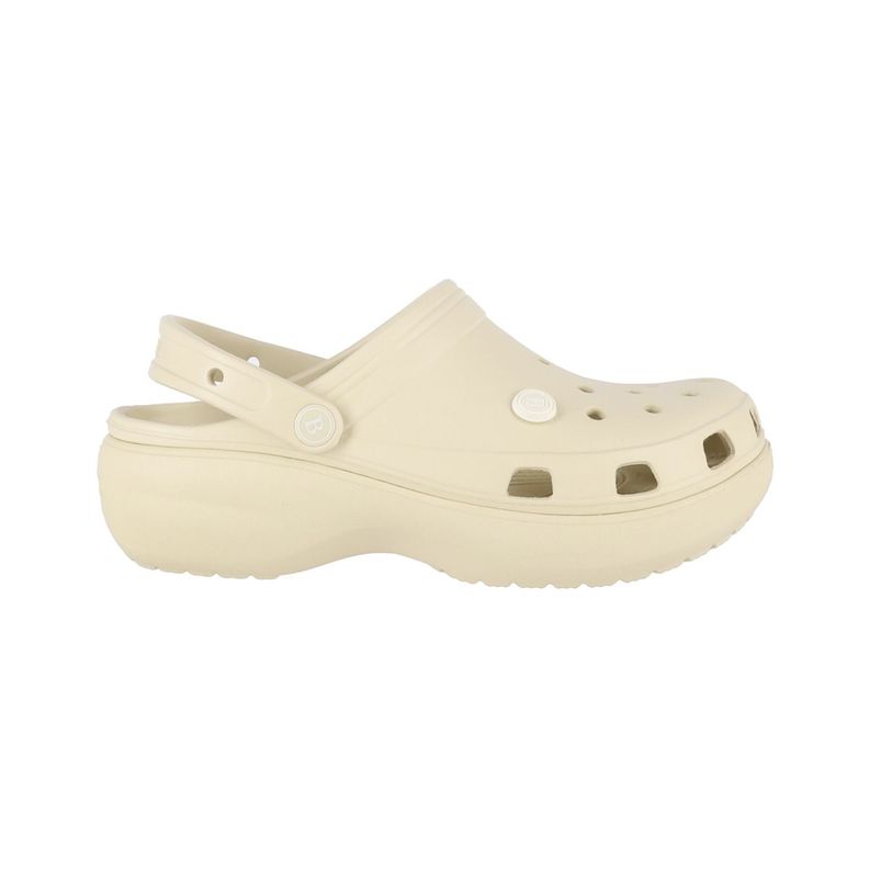Zuecos Plataforma Mujer Bamers Air Beige-0