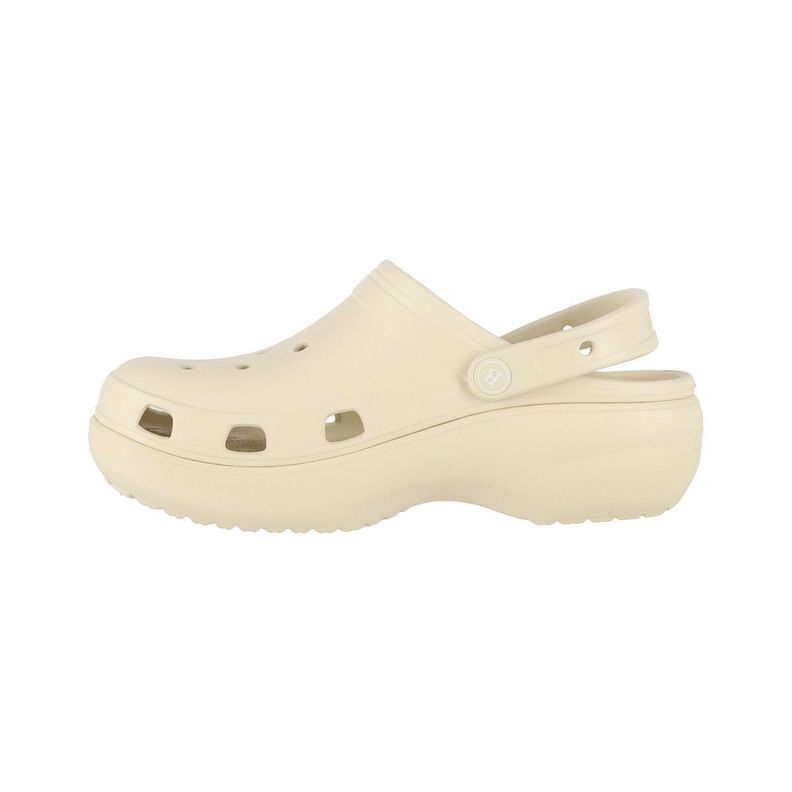 Zuecos Plataforma Mujer Bamers Air Beige-1