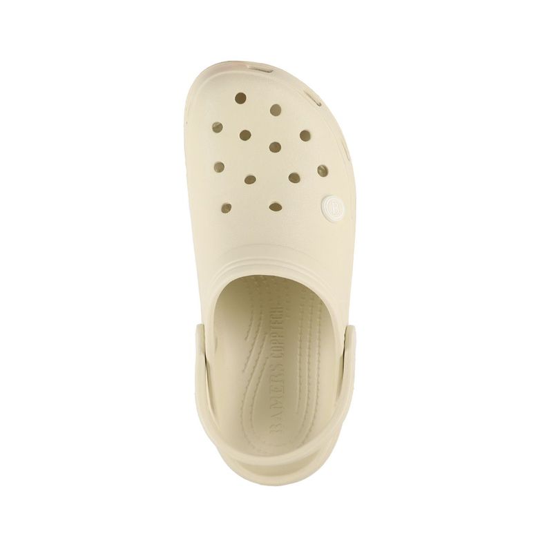Zuecos Plataforma Mujer Bamers Air Beige-2