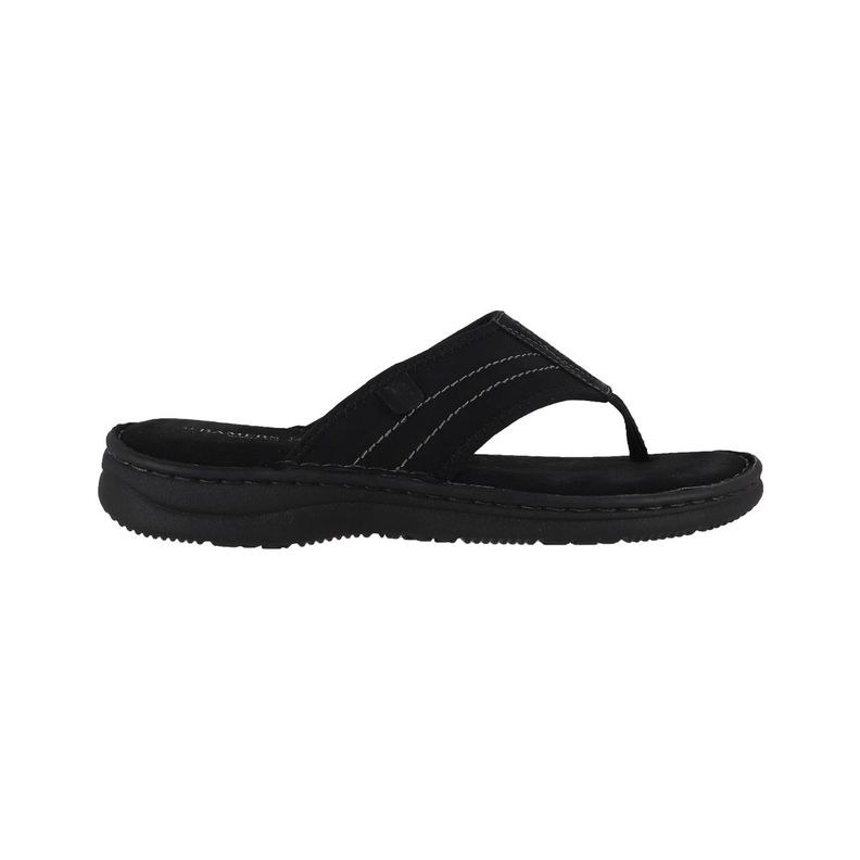 Hawaianas Hombre Flip Leather  Negro Bamers-0