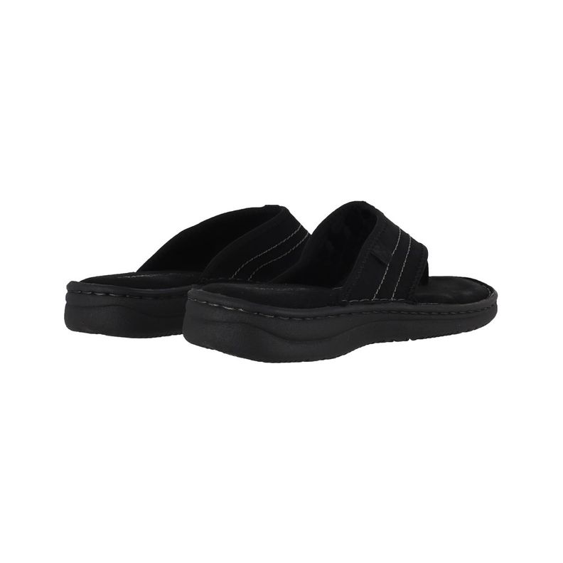 Hawaianas Hombre Flip Leather  Negro Bamers-5