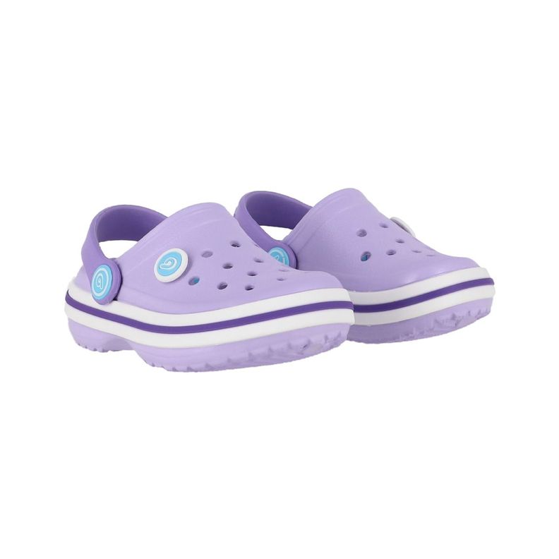 Zuecos Baby Airline Bamers Morado-4