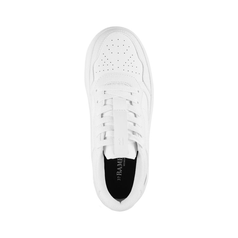Zapatillas Plataforma Mujer Blanco Bamers Girona-2
