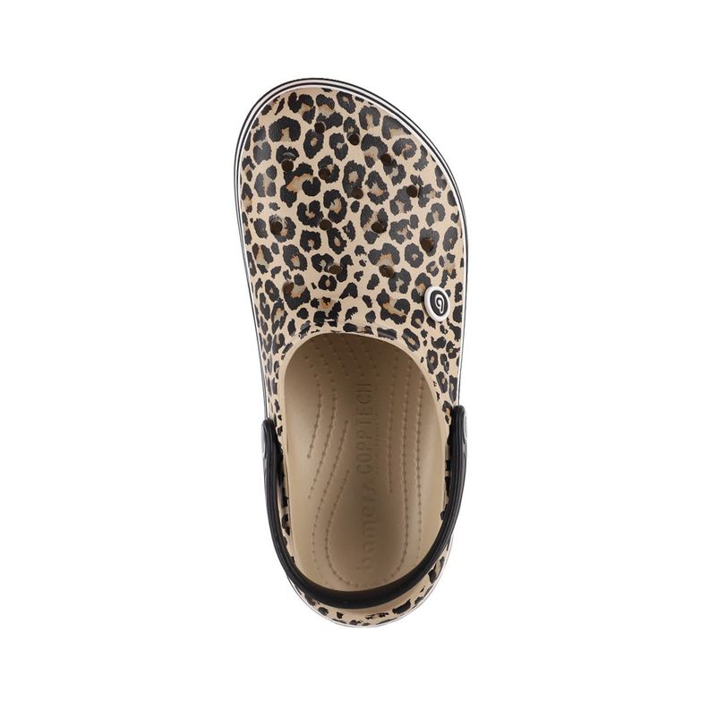 Zuecos Mujer Bamers Airline High Leopard Print-2