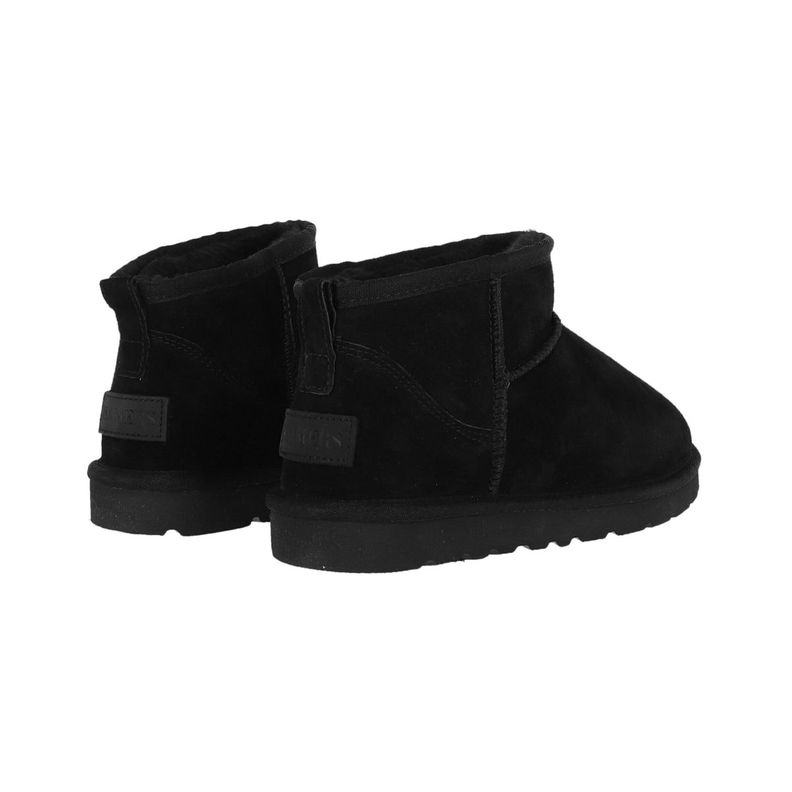 Bota Bamers Blast Mini Cuero Mujer Negro-3