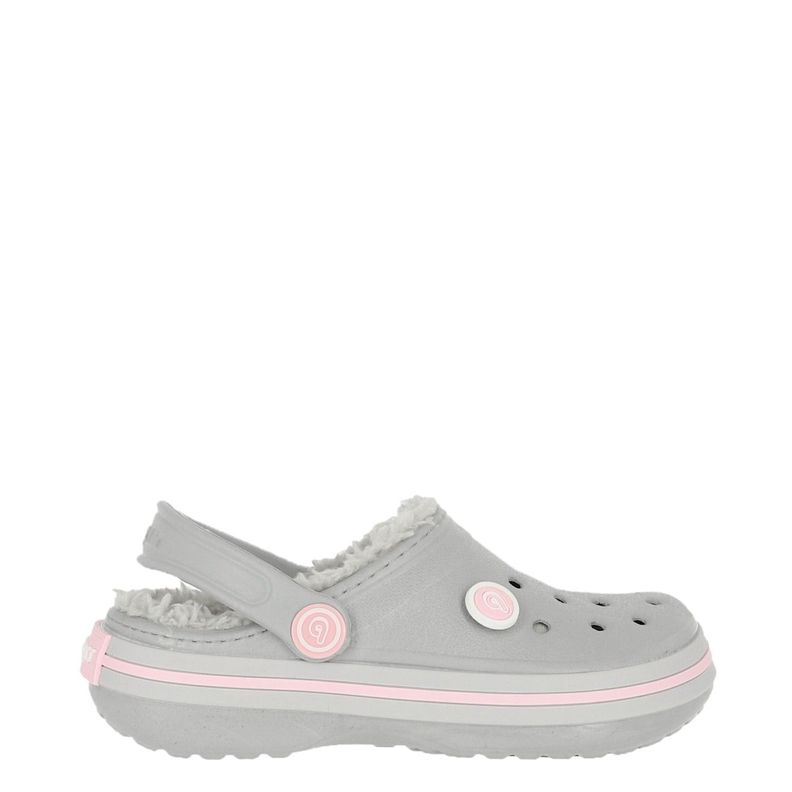 Zueco Bamers Refugio Line Niña Gris/Blanco-0