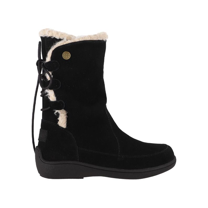 Bota Mujer Bamers Alpine Cuero Negro-0