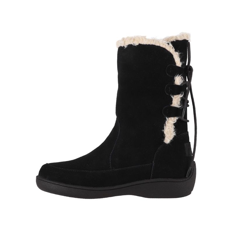 Bota Mujer Bamers Alpine Cuero Negro-1