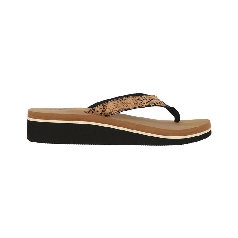 Sandalia Bamers Mujer Woodie Mid Negro-0