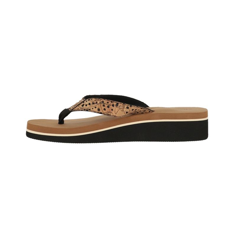 Sandalia Bamers Mujer Woodie Mid Negro-1