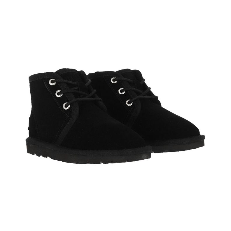 Bota Bamers Camper Cuero Niños Negro-2